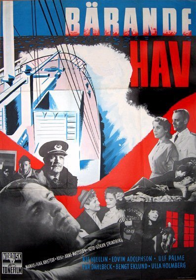 Обложка (Постер) Море в огне / Bärande hav (1951) SATRip Обложка (Постер) Море в огне / Bärande hav (1951) SATRip