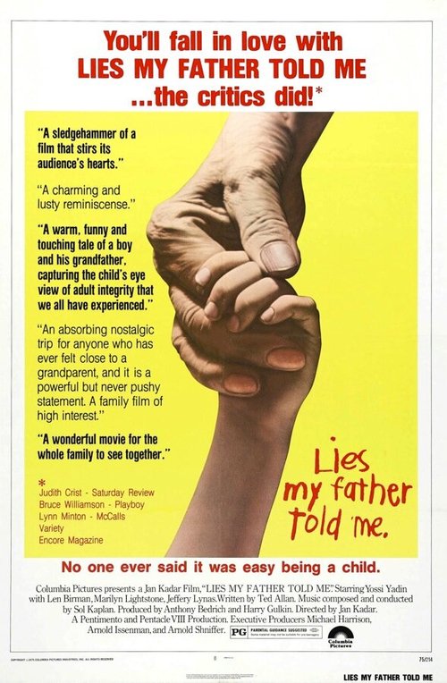 Обложка (Постер) Мой отец говорил мне неправду / Lies My Father Told Me (1975) SATRip Обложка (Постер) Мой отец говорил мне неправду / Lies My Father Told Me (1975) SATRip
