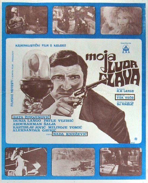 Обложка (Постер) Моя сумасшедшая голова / Moja luda glava (1971) SATRip