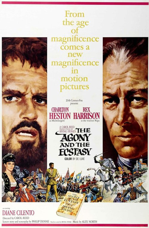 Обложка (Постер) Муки и радости / The Agony and the Ecstasy (1965) SATRip