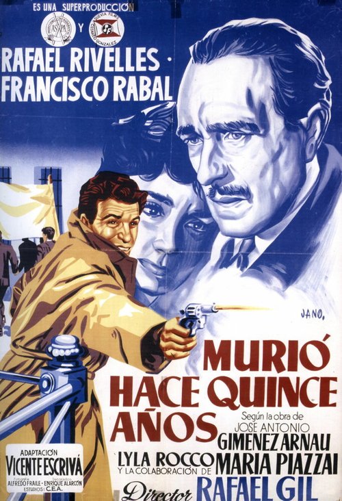 Обложка (Постер) Murió hace quince años (1954) SATRip Обложка (Постер) Murió hace quince años (1954) SATRip