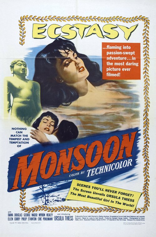 Обложка (Постер) Муссон / Monsoon (1952) SATRip Обложка (Постер) Муссон / Monsoon (1952) SATRip