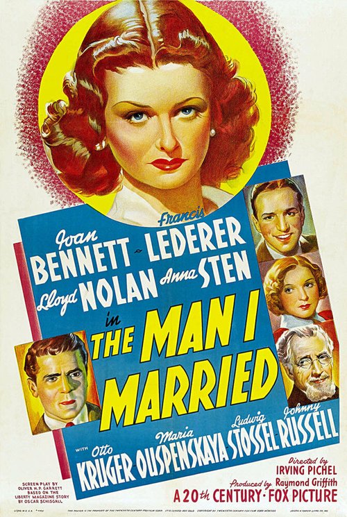 Обложка (Постер) Мужчина, за которого я вышла замуж / The Man I Married (1940) SATRip Обложка (Постер) Мужчина, за которого я вышла замуж / The Man I Married (1940) SATRip