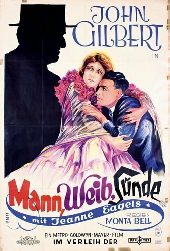 Обложка (Постер) Мужчина, женщина и грех / Man, Woman and Sin (1927) SATRip