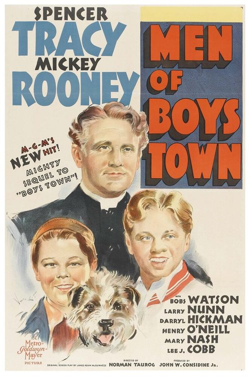 Обложка Мужчины из «Города мальчиков» / Men of Boys Town (1941) 