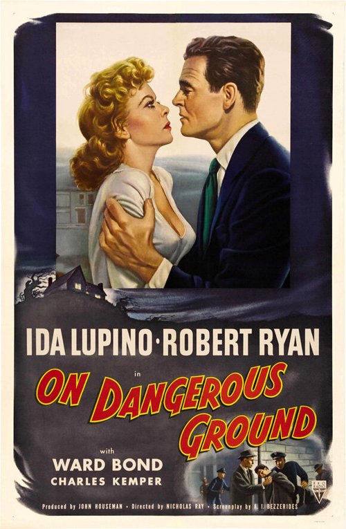 Обложка (Постер) На опасной земле / On Dangerous Ground (1951) SATRip Обложка (Постер) На опасной земле / On Dangerous Ground (1951) SATRip
