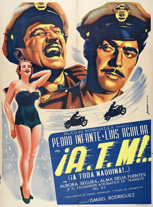 Обложка (Постер) На полном ходу / A.T.M.: ¡¡A toda máquina!! (1951) SATRip Обложка (Постер) На полном ходу / A.T.M.: ¡¡A toda máquina!! (1951) SATRip