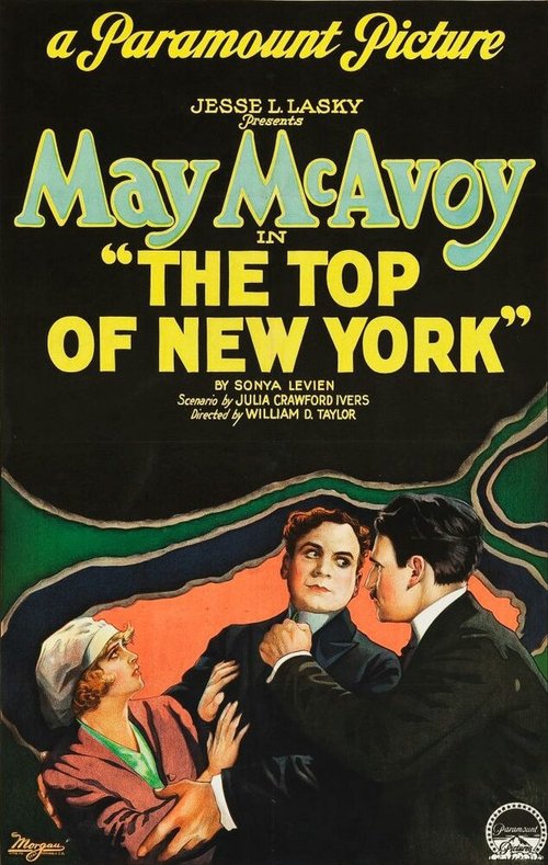 Обложка (Постер) На высотах Нью-Йорка / The Top of New York (1922) SATRip