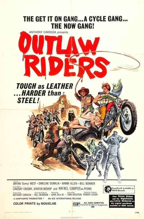 Обложка (Постер) Наездники вне закона / Outlaw Riders (1971) SATRip