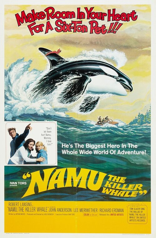 Обложка (Постер) Наму, кит-убийца / Namu, the Killer Whale (1966) SATRip Обложка (Постер) Наму, кит-убийца / Namu, the Killer Whale (1966) SATRip