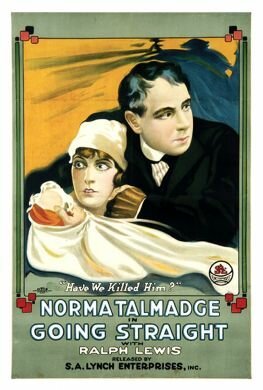 Обложка (Постер) Напрямик / Going Straight (1916) SATRip