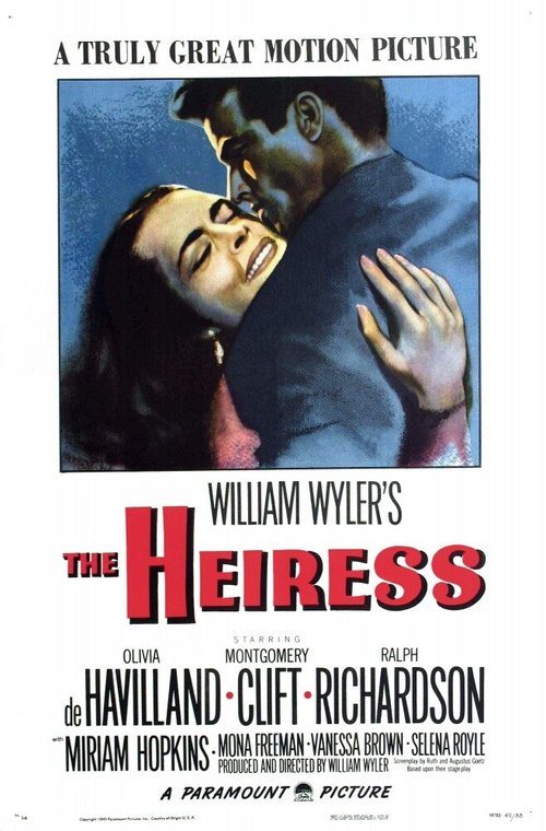 Обложка (Постер) Наследница / The Heiress (1949) SATRip