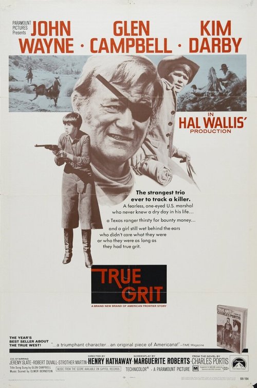 Обложка (Постер) Настоящее мужество / True Grit (1969) SATRip Обложка (Постер) Настоящее мужество / True Grit (1969) SATRip