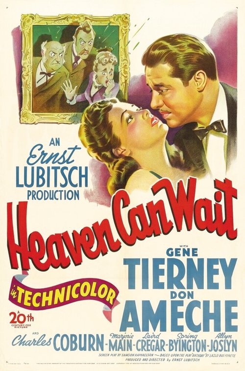 Обложка (Постер) Небеса могут подождать / Heaven Can Wait (1943) SATRip Обложка (Постер) Небеса могут подождать / Heaven Can Wait (1943) SATRip