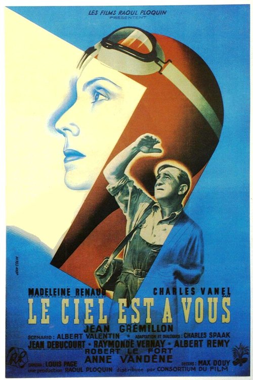 Обложка (Постер) Небо принадлежит вам / Le ciel est à vous (1944) SATRip Обложка (Постер) Небо принадлежит вам / Le ciel est à vous (1944) SATRip