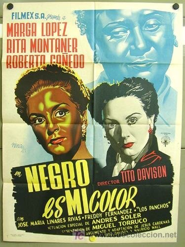 Обложка (Постер) Negro es mi color (1951) Обложка (Постер) Negro es mi color (1951)