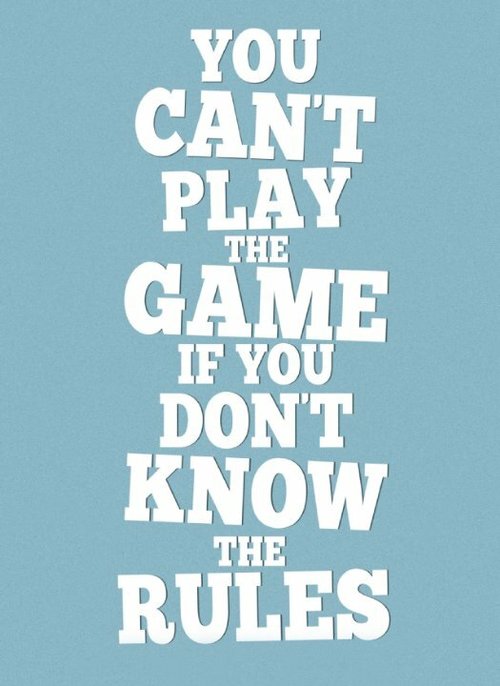Обложка (Постер) Нельзя играть, не зная правил / You Can't Play the Game If You Don't Know the Rules Обложка (Постер) Нельзя играть, не зная правил / You Can't Play the Game If You Don't Know the Rules