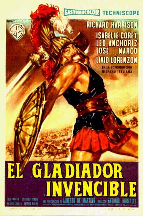 Обложка (Постер) Непобедимый гладиатор / Il gladiatore invincibile (1961) SATRip Обложка (Постер) Непобедимый гладиатор / Il gladiatore invincibile (1961) SATRip
