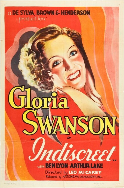 Обложка (Постер) Нескромный / Indiscreet (1931) SATRip