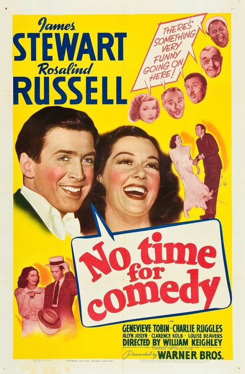 Обложка (Постер) Нет времени на комедию / No Time for Comedy (1940) SATRip Обложка (Постер) Нет времени на комедию / No Time for Comedy (1940) SATRip