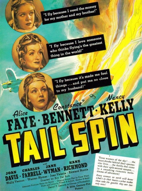 Обложка (Постер) Неуправляемый штопор / Tail Spin (1939) SATRip Обложка (Постер) Неуправляемый штопор / Tail Spin (1939) SATRip