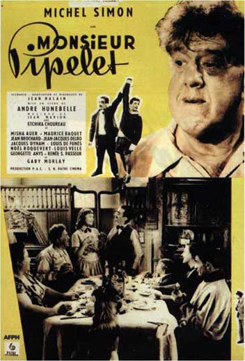 Обложка (Постер) Невыносимый господин Болтун / L'impossible Monsieur Pipelet (1955) SATRip