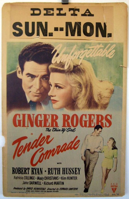 Обложка (Постер) Нежный товарищ / Tender Comrade (1943) SATRip Обложка (Постер) Нежный товарищ / Tender Comrade (1943) SATRip