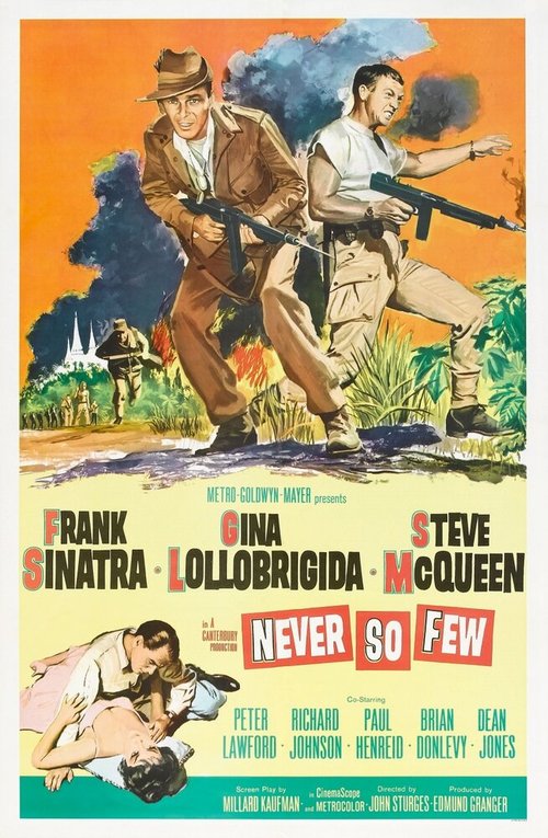 Обложка (Постер) Никогда не было так мало / Never So Few (1959) SATRip Обложка (Постер) Никогда не было так мало / Never So Few (1959) SATRip