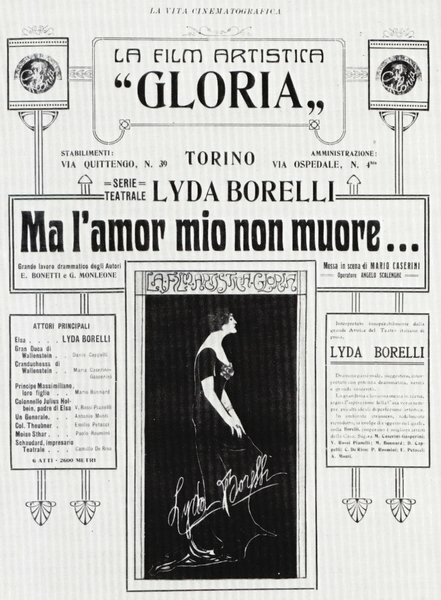 Обложка (Постер) Но моя любовь не умрет! / Ma l'amor mio non muore... (1914) SATRip