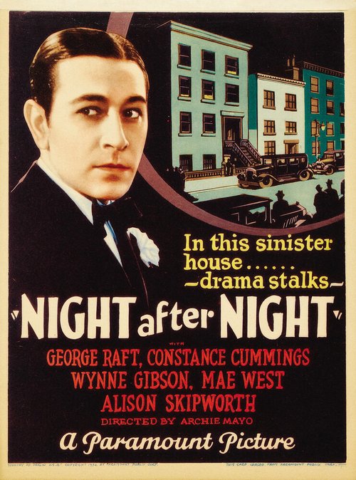 Обложка (Постер) Ночь за ночью / Night After Night (1932) SATRip