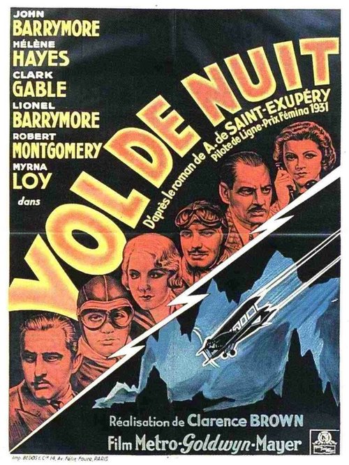 Обложка (Постер) Ночной полет / Night Flight (1933) SATRip