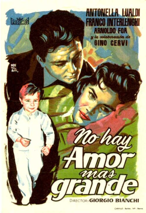 Обложка (Постер) Non c'è amore più grande (1955) SATRip Обложка (Постер) Non c'è amore più grande (1955) SATRip