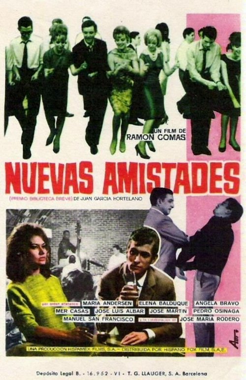Обложка (Постер) Новая дружба / Nuevas amistades (1963) 