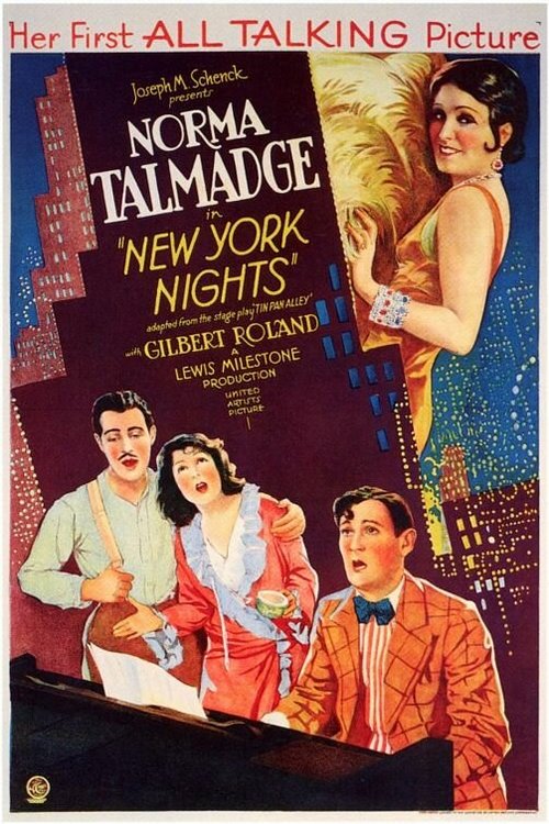 Обложка (Постер) Нью-йоркские ночи / New York Nights (1929) SATRip