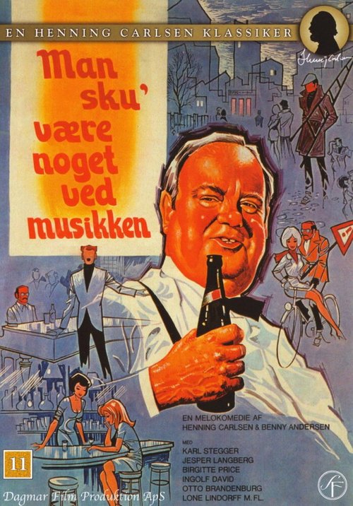 Обложка (Постер) О, быть на фургоне с оркестром! / Man sku' være noget ved musikken (1972) SATRip