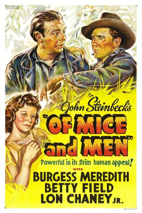 Обложка (Постер) О мышах и людях / Of Mice and Men (1939) SATRip Обложка (Постер) О мышах и людях / Of Mice and Men (1939) SATRip