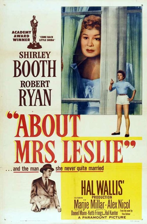 Обложка (Постер) О миссис Лесли / About Mrs. Leslie (1954) SATRip Обложка (Постер) О миссис Лесли / About Mrs. Leslie (1954) SATRip