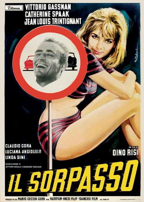 Обложка (Постер) Обгон / Il sorpasso (1962) SATRip Обложка (Постер) Обгон / Il sorpasso (1962) SATRip