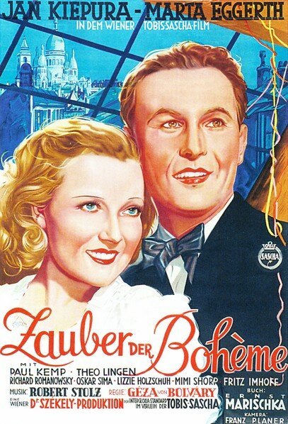 Обложка (Постер) Очарование Богемы / Zauber der Boheme (1937) SATRip