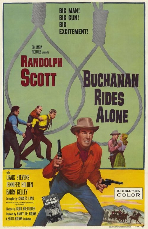Обложка (Постер) Одинокий всадник Бьюкенен / Buchanan Rides Alone (1958) SATRip