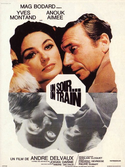 Обложка (Постер) Однажды вечером, поезд / Un soir, un train (1968) SATRip