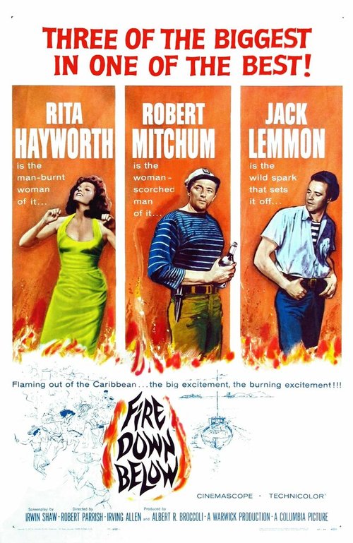 Обложка (Постер) Огонь из преисподней / Fire Down Below (1957) SATRip Обложка (Постер) Огонь из преисподней / Fire Down Below (1957) SATRip