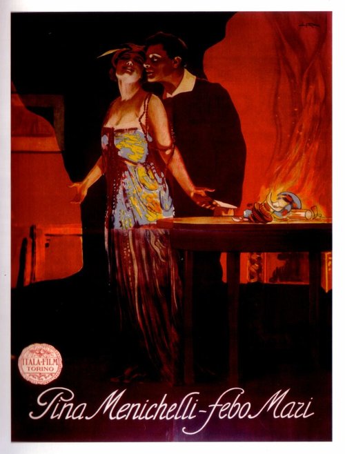 Обложка (Постер) Огонь / Il fuoco (la favilla - la vampa - la cenere) (1916) SATRip
