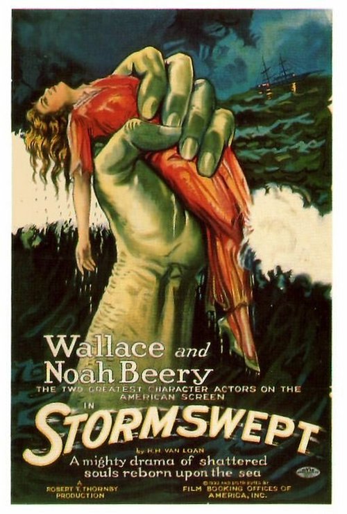 Обложка (Постер) Охваченный бурей / Stormswept (1923) 