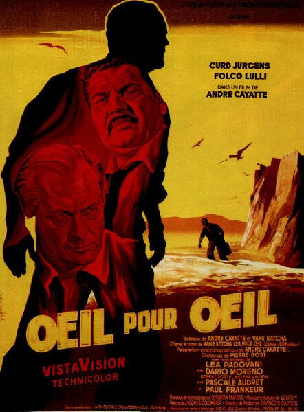 Обложка (Постер) Око за око / Oeil pour oeil (1957) SATRip Обложка (Постер) Око за око / Oeil pour oeil (1957) SATRip