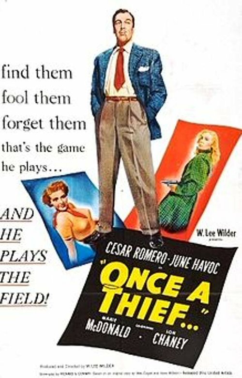 Обложка (Постер) Once a Thief (1950) SATRip Обложка (Постер) Once a Thief (1950) SATRip