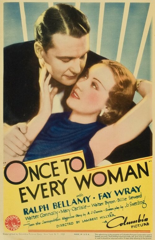 Обложка (Постер) Once to Every Woman (1934) SATRip