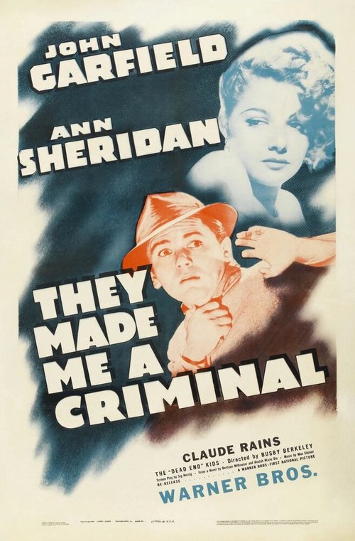 Обложка (Постер) Они сделали меня преступником / They Made Me a Criminal (1939) SATRip Обложка (Постер) Они сделали меня преступником / They Made Me a Criminal (1939) SATRip