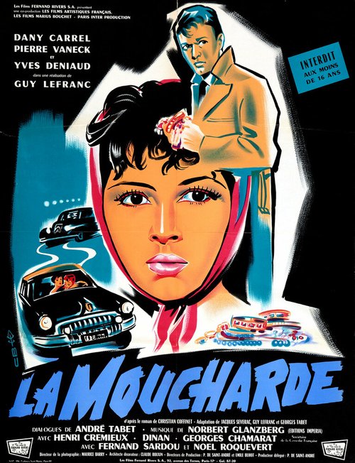 Обложка (Постер) Осведомительница / La moucharde (1958) SATRip Обложка (Постер) Осведомительница / La moucharde (1958) SATRip