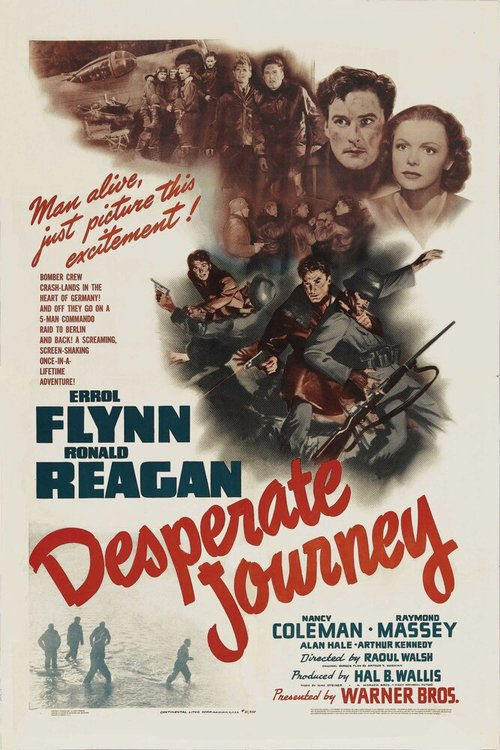 Обложка (Постер) Отчаянное путешествие / Desperate Journey (1942) SATRip Обложка (Постер) Отчаянное путешествие / Desperate Journey (1942) SATRip